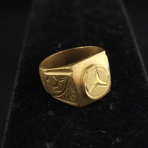 Mercedes benz ring 18k outlet