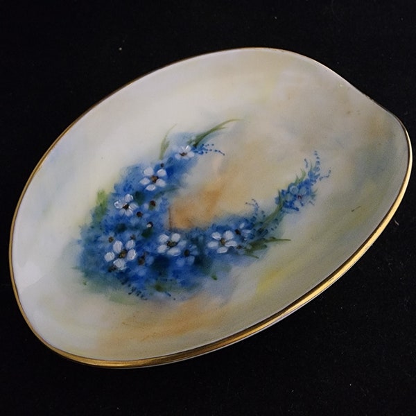 Gold Rim Dish Etsy
