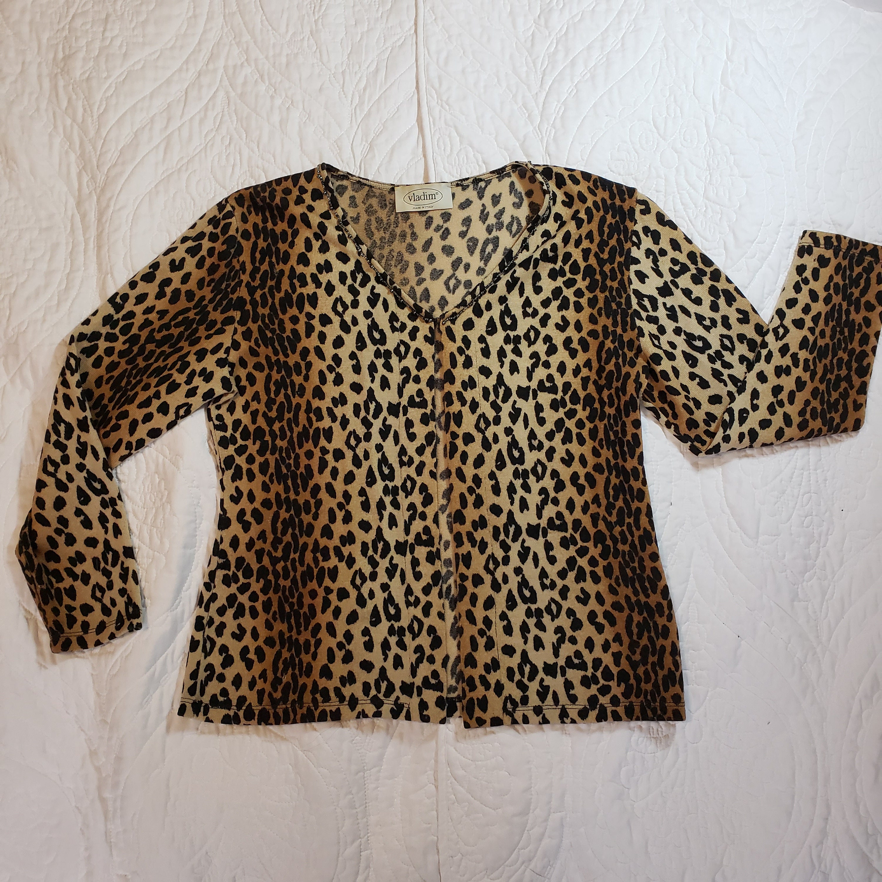 Leopard Print Cardigan - Etsy Singapore