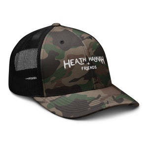 Camouflage trucker hat
