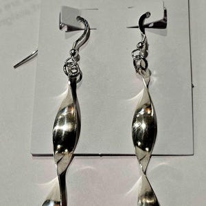 Sterling Silver twist Earrings