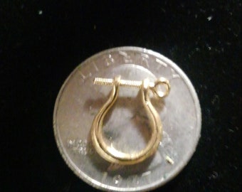 Brinco de corrente ouro amarelo 14K (1)