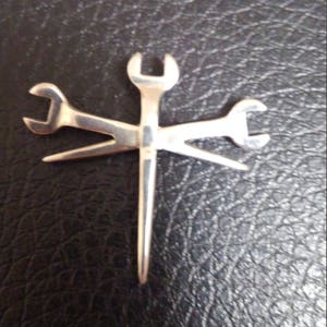 Spud wrench Cross Pendant