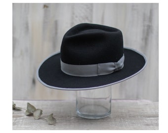 Style Johnny Depp - fedora en feutre - look vintage hommes femmes chapeau en détresse sur mesure - chapolala