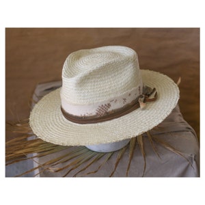 FARNIENTE - premium raffia straw hat bespoke summer fedora - CHAPOLALA