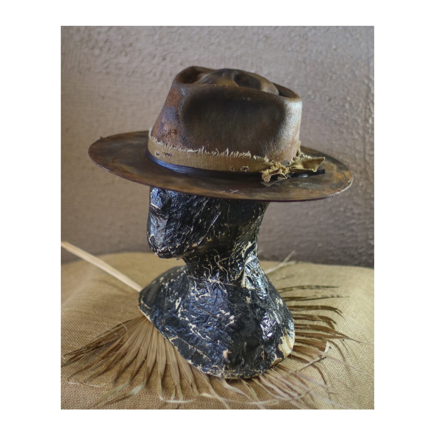 NO BAD BOYS - Rust Edition - Felt Fedora - Vitage Look