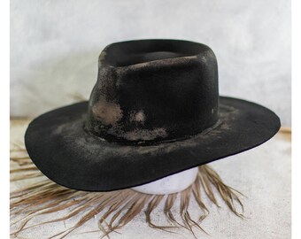 Sunday Afternoons Black Wool Ranch Hat – Yellowstone Luxe Western Fedora montana-hat-walnut-raven-fw20-  main image 4