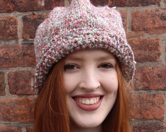 Beanie-Cloche Mütze Handstrickanleitung