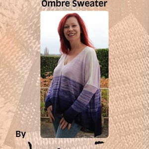 Ombre Sweater Machine Knitting Pattern