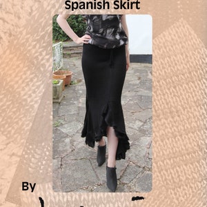 Spanish Skirt Machine Knitting Pattern