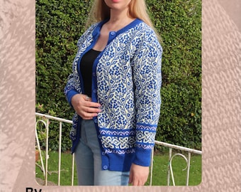 The Campanula Cardy Machine Knitting Pattern