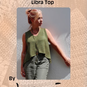 Waage Top Maschinenstrickanleitung