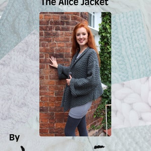 The Alice Jacket Hand Knitting Pattern
