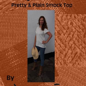 Pretty & Plain Smock Top Machine Knitting Pattern
