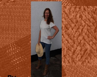 Pretty & Plain Smock Top Machine Knitting Pattern