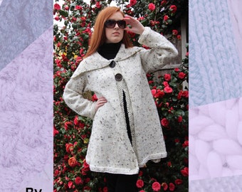 Hepburn Coat Hand Knitting Pattern