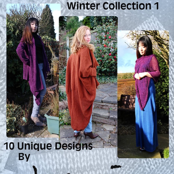 Machine Knitting Patterns: Designer Knitwear - Winter Collection 1