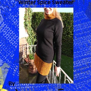 Winter Spice trui machine breipatroon