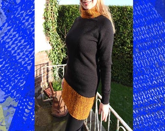 Winter Spice Sweater Machine Knitting Pattern