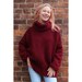 Claret Sweater Hand Knitting Pattern - Etsy