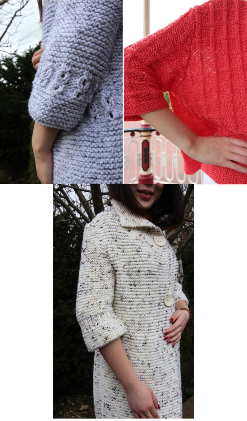 Hand Knitting Patterns Designer Knitwear Autumn Collection 2 Etsy