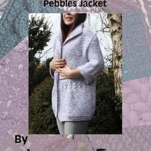 Pebbles Jacket Hand Knitting Pattern