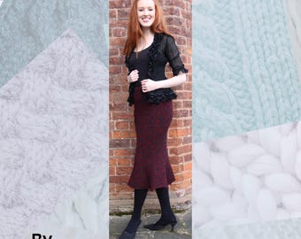 Girly Skirt Hand Knitting Pattern
