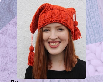 Sunshine Beanie Hand Knitting Pattern