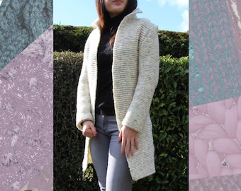 Retro Jacket Hand Knitting Pattern