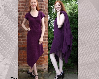 The Aquarius Dress Machine Knitting Pattern