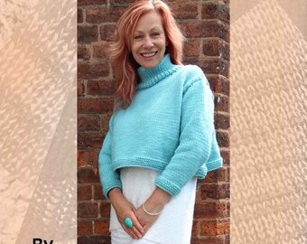 Cheeky Sweater Hand Knitting Pattern