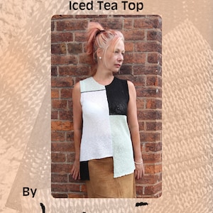 Iced Tea Top Maschinenstrickmuster