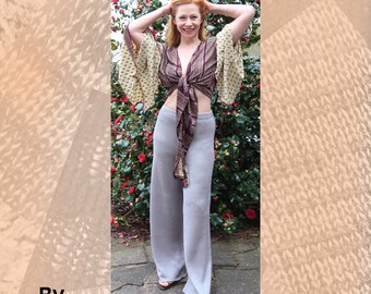 Chic Pants Machine Knitting Pattern