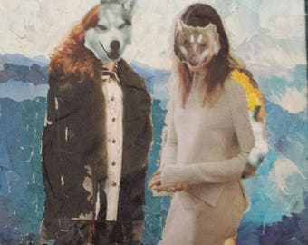 Island of Dr. Moreau original collage