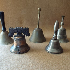 Miscellaneous Vintage Brass and Metal Bells