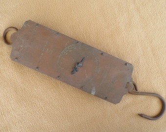Antique Salter Spring Balance; Improved Circular Scale; Spring Scale