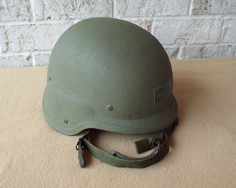 Vintage US Combat Helmet; UNICOR Kevlar Helmet