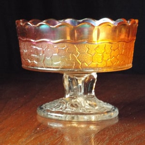 CLEARANCE Vintage Dugan Maple Leaf Marigold Berry Bowl; Small Fruit Bowl; Dessert Bowl; Sherbet Bowl