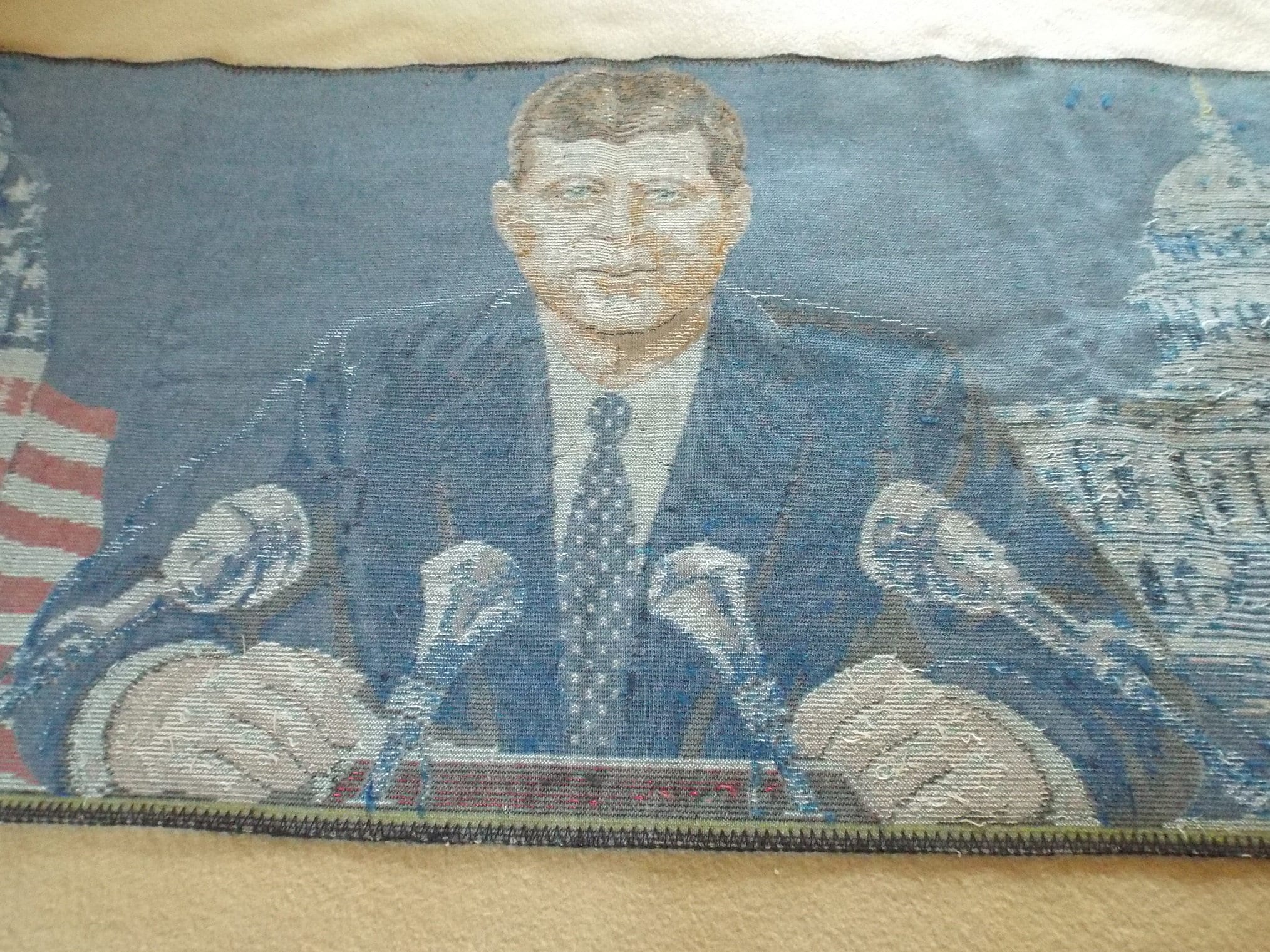 John F. Kennedy Wall Hanging JFK Tapestry Kennedy Rug Etsy