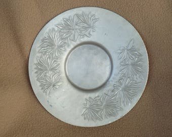 Everlast Metal Hand Forged Aluminum Tray; Candleholder