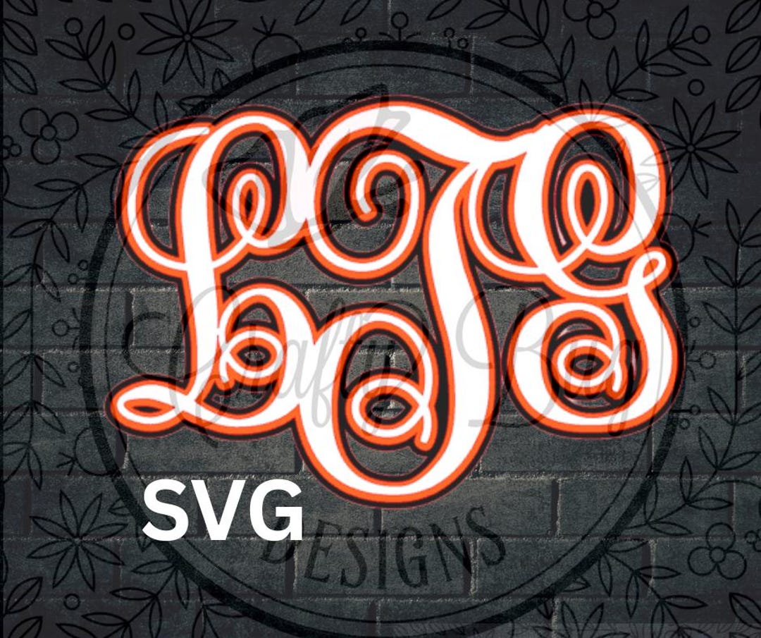 Party Monogram LTG Monogram SVG, Homecoming Mum, Party Decor (digital Download) - Etsy