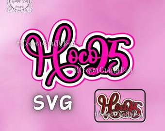Instant download Hoco 2025 SVG for homecoming mum cutouts; Digital design only no physical item! Not customizable!!