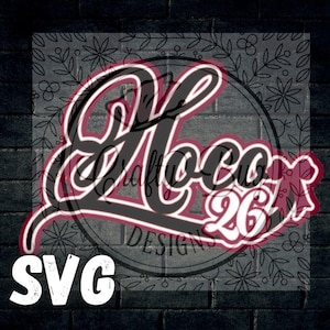 Descarga instantánea del archivo SVG Hoco 26 para recortes de madres de bienvenida; ¡Solo diseño digital, no se incluye ningún artículo físico! ¡No personalizable!