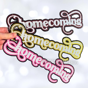 Custom Order Homecoming cutout; Homecoming die cut; homecoming mum supplies