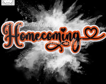 Homecoming custom order cutout; homecoming mum supplies