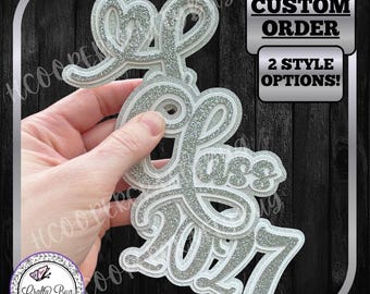 Custom Class of 2027 Cutout Bundle: Homecoming Mum Supplies.