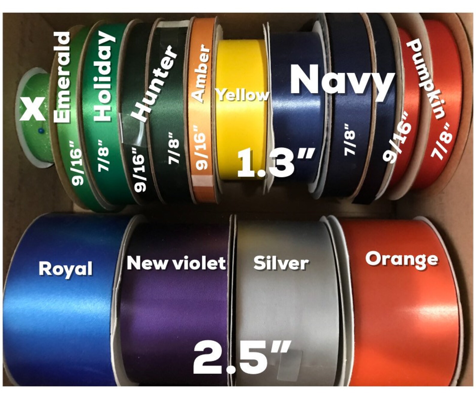 Acetate satin ribbons. mum supplies. Ribbon per Etsy