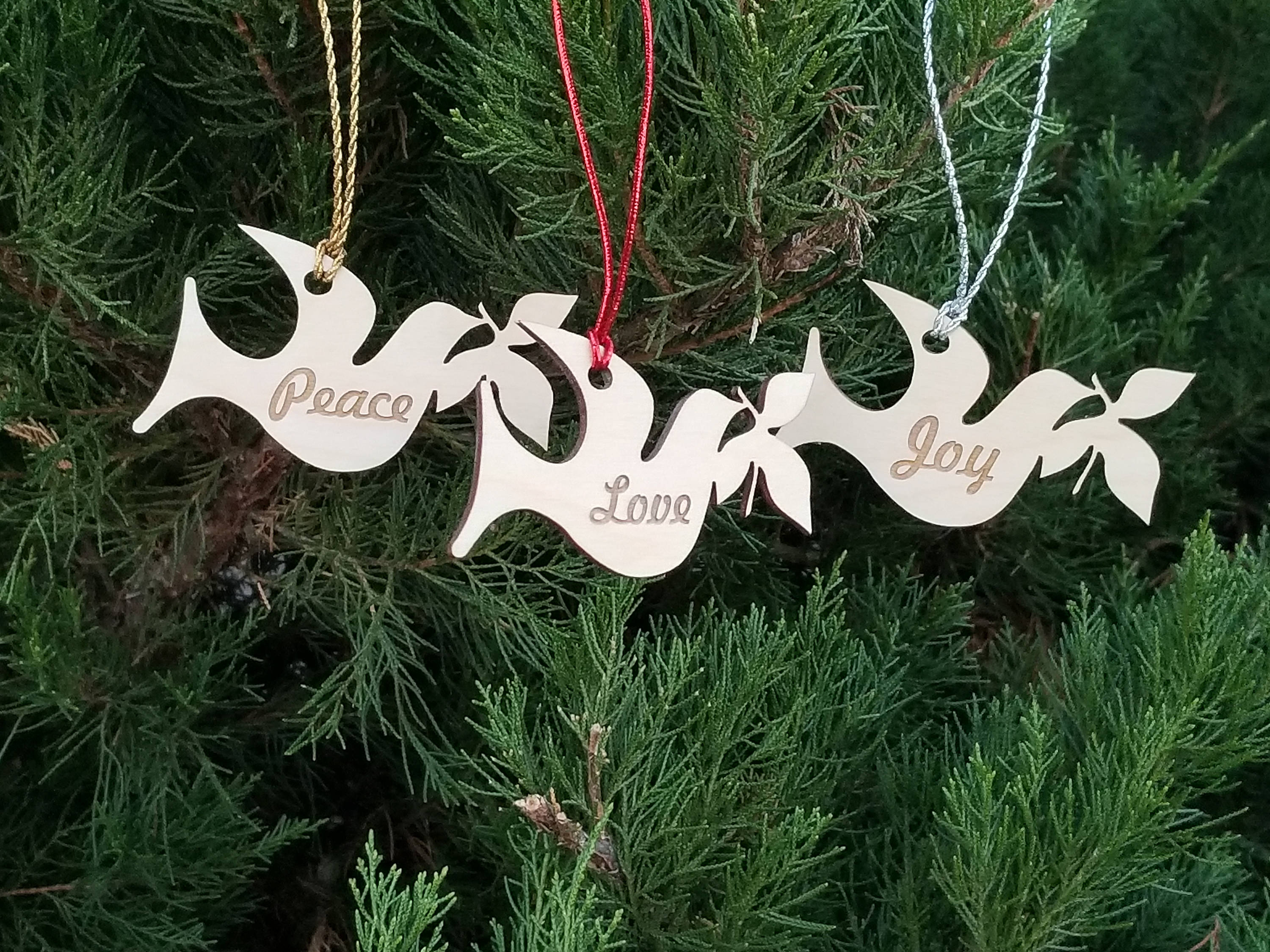 wood bird christmas ornaments love joy peace rejoice noel christmas trees decor 5 - Bird Christmas Tree Decorations wood bird christmas ornaments love joy peace rejoice noel christmas trees decor 5 - Bird Christmas Tree Decorations
