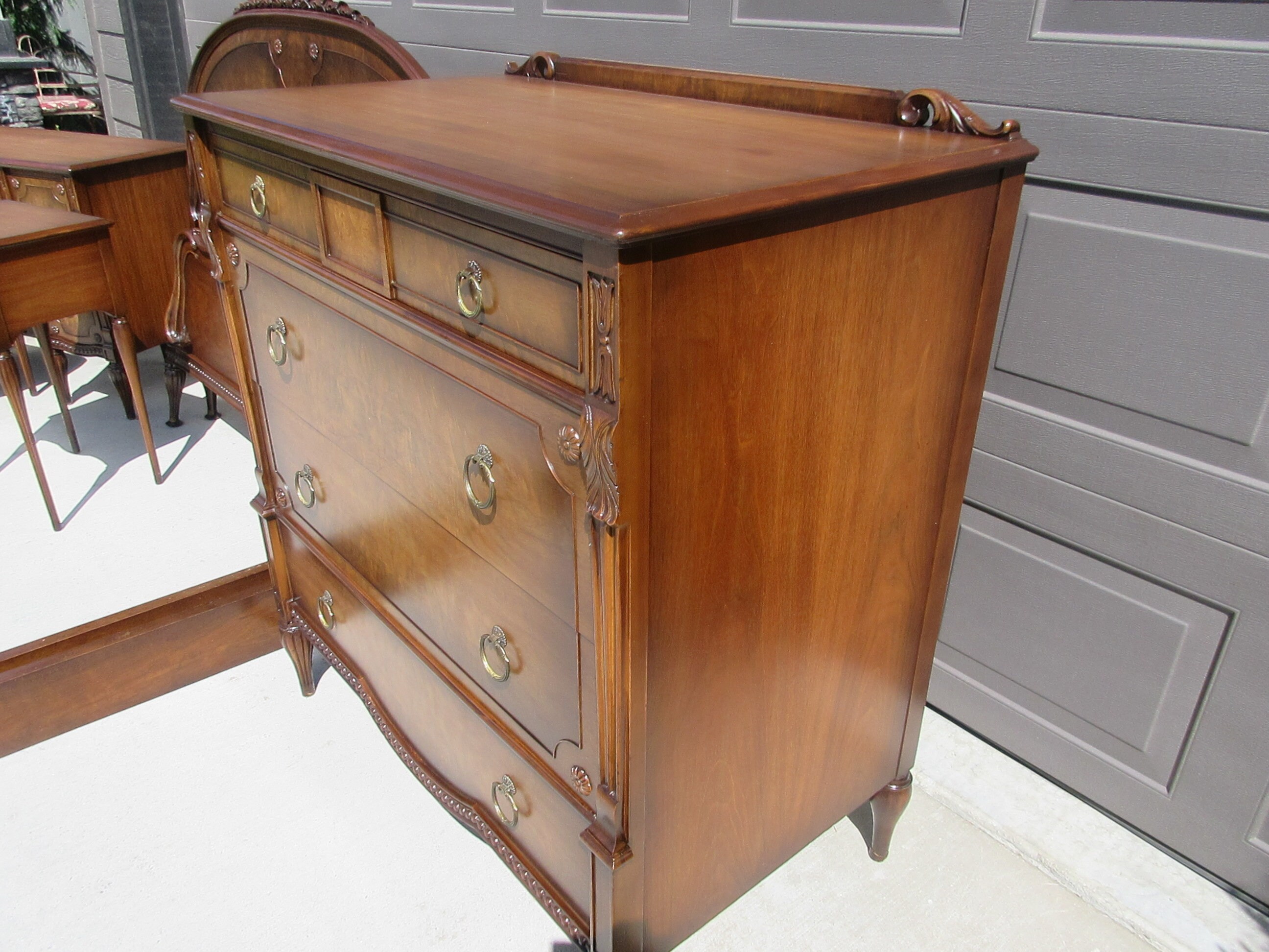 MUEBLES DE DORMITORIO ANTIGUO JOHN WIDDICOMB | Etsy