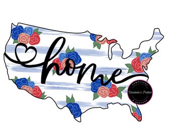 4th of July Door Hanger Template- USA July 4th Door Hanger Templates- Template For Door Hanger-Digital Download- Door Hanger Pattern